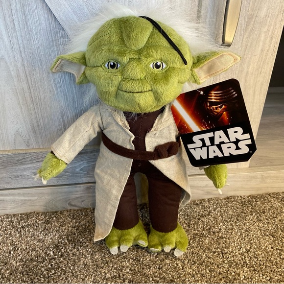 Star Wars Plush Jedi Master Yoda with Zip Pocket 12" Plush 2015 - Picture 1 of 9